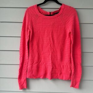 ☀️BOGO Item Bright Pink American Eagle Wavy Cable Knit Crewneck Sweater☀️